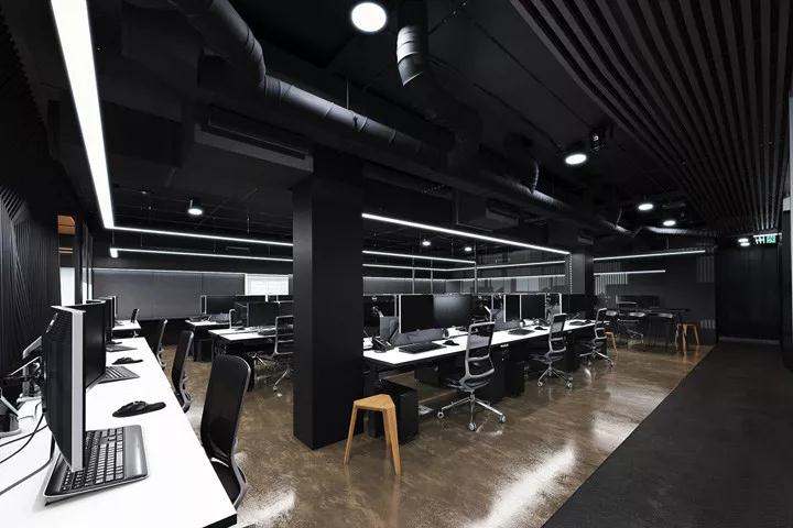 暗黑驚鴻 HillamArchitects澳大利亞總部辦公空間設(shè)計(jì)欣賞